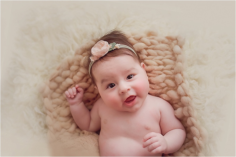 3 month milestone session for a sweet baby girl! 