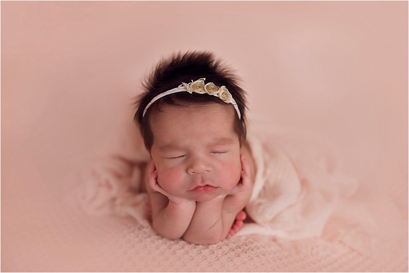Baby girl newborn session 