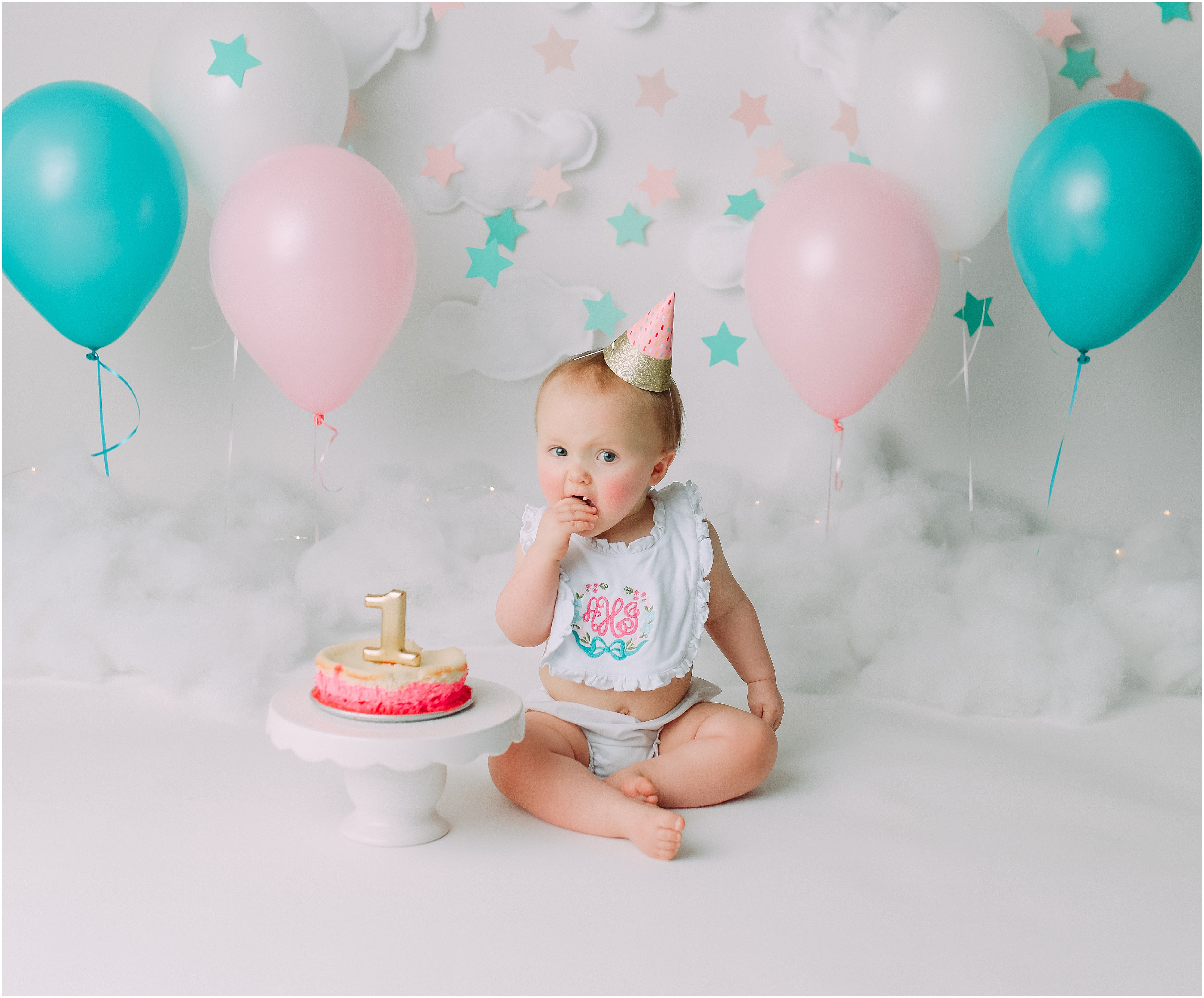 first birthday photography session