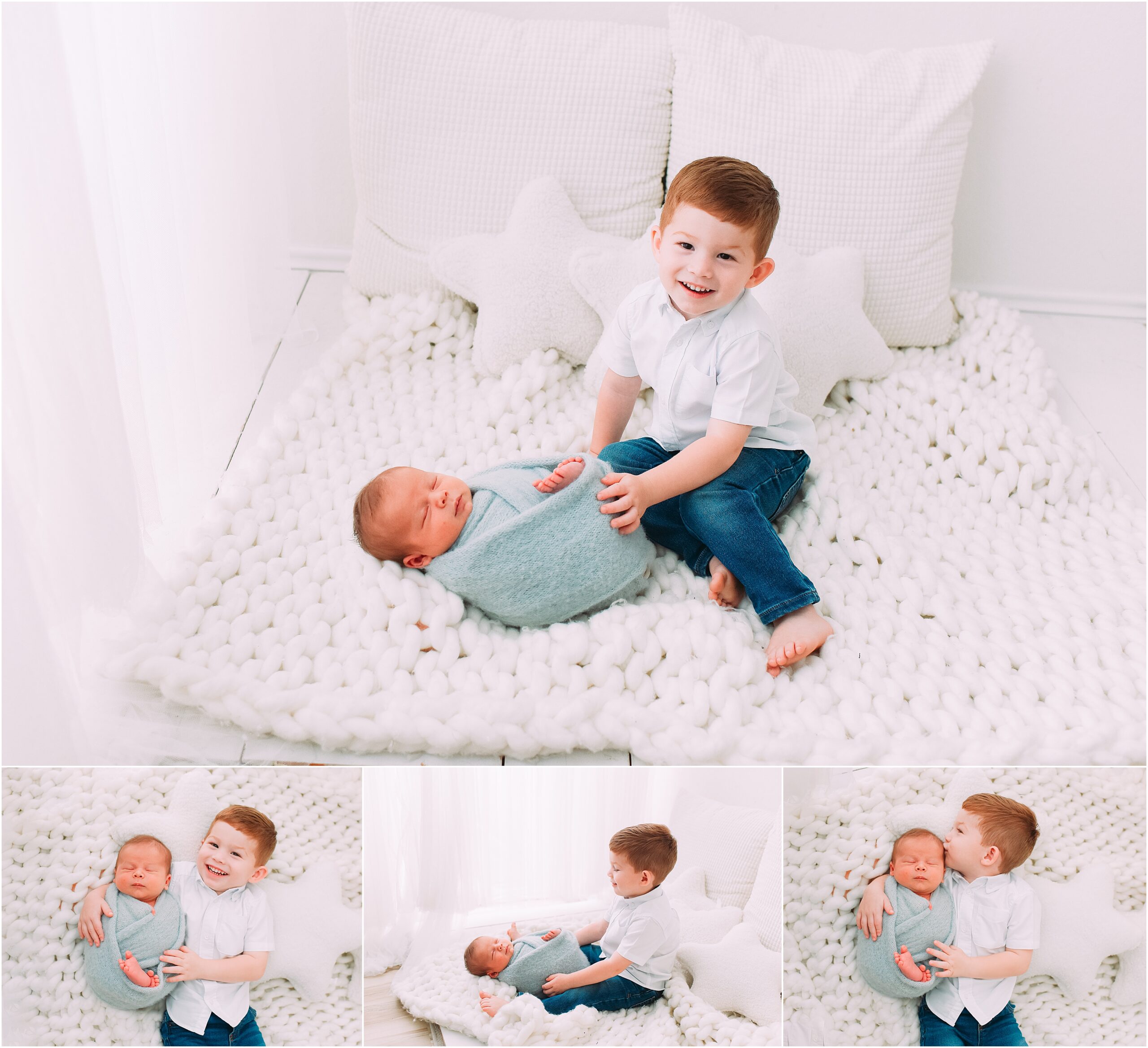family session with newborn